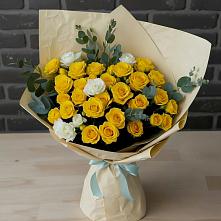 Букет цветов из:  Розы #REPLACE_PRED# Водный