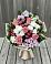 Букет цветов из: Альстромерии, Гвоздики, Розы и Хризантемы в Водный