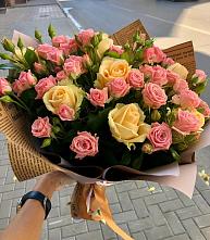 Букет цветов из:  Розы #REPLACE_PRED# Водный