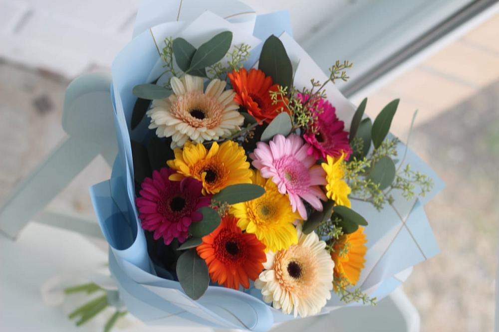 Букет цветов из: Герберы в Водный