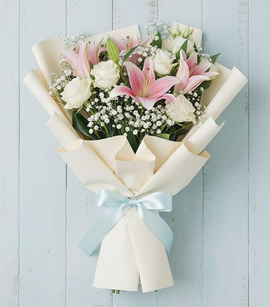 Букет цветов из: Лилии в Водный