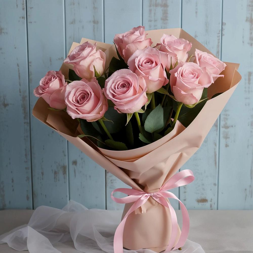 Букет цветов из: Розы в Водный