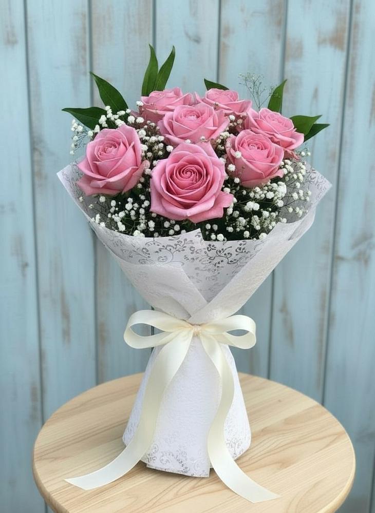 Букет цветов из: Розы в Водный