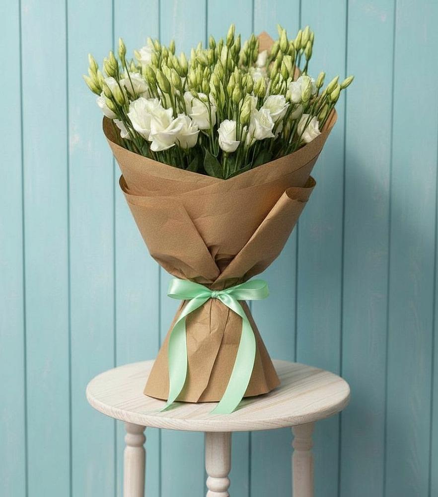 Букет цветов из: Лизиантусы в Водный