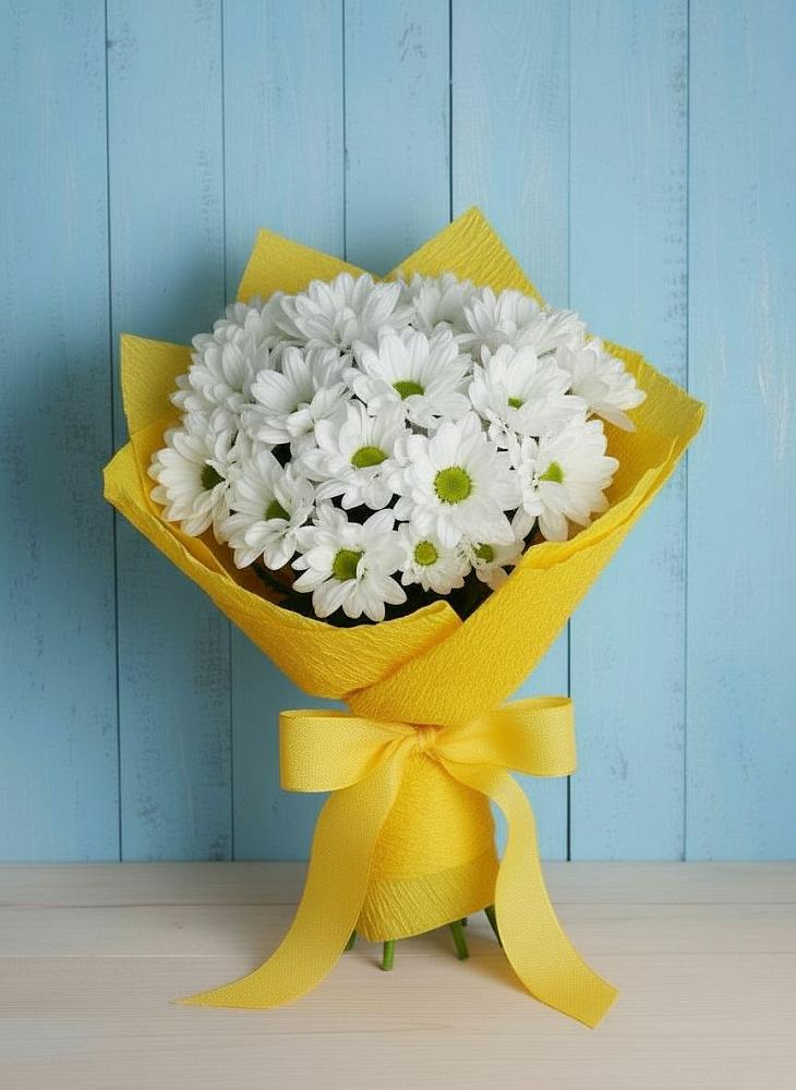 Букет цветов из: Хризантемы в Водный