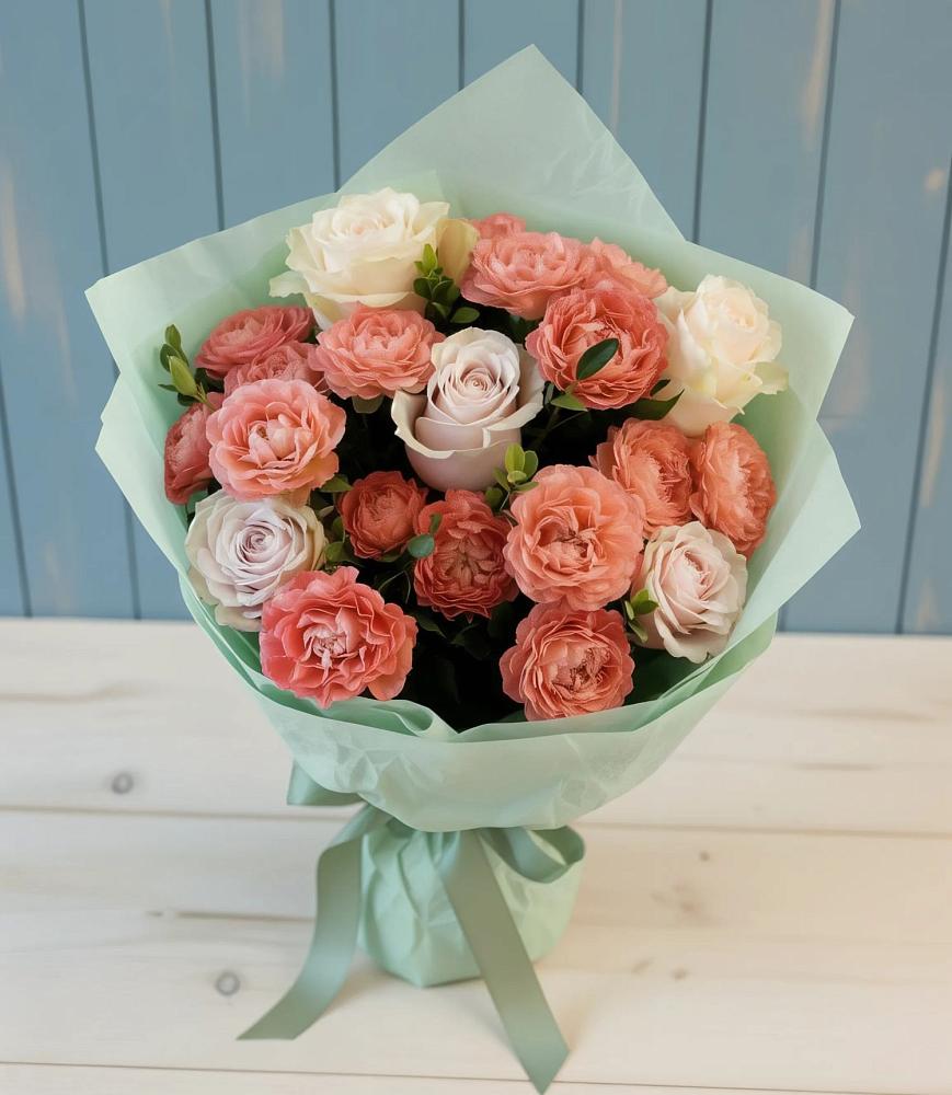 Букет цветов из: Розы в Водный