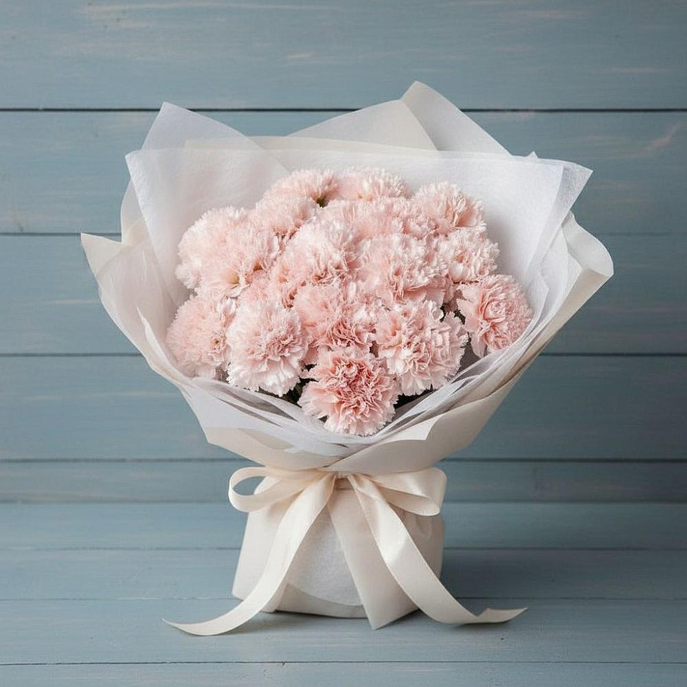 Букет цветов из: Гвоздики в Водный