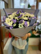 Букет цветов из:  Хризантемы #REPLACE_PRED# Водный