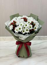 Букет цветов из:  Хризантемы #REPLACE_PRED# Водный