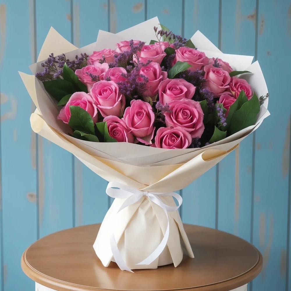 Букет цветов из: Розы в Водный