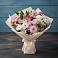 Букет цветов из: Хризантемы, Альстромерии и Розы в Водный